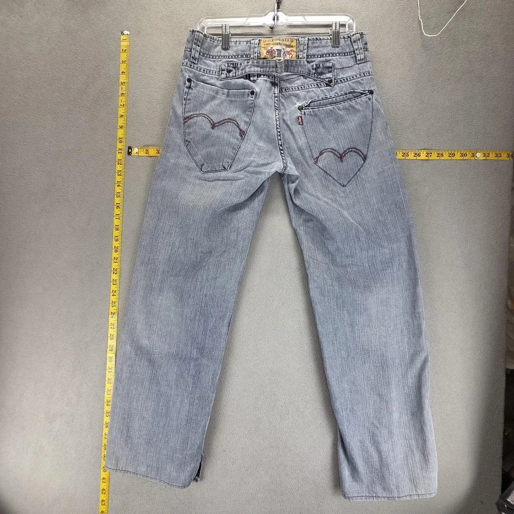 Vintage Levis Engineered Jeans Mens Blue Buckle Back Altered Fits 29x30